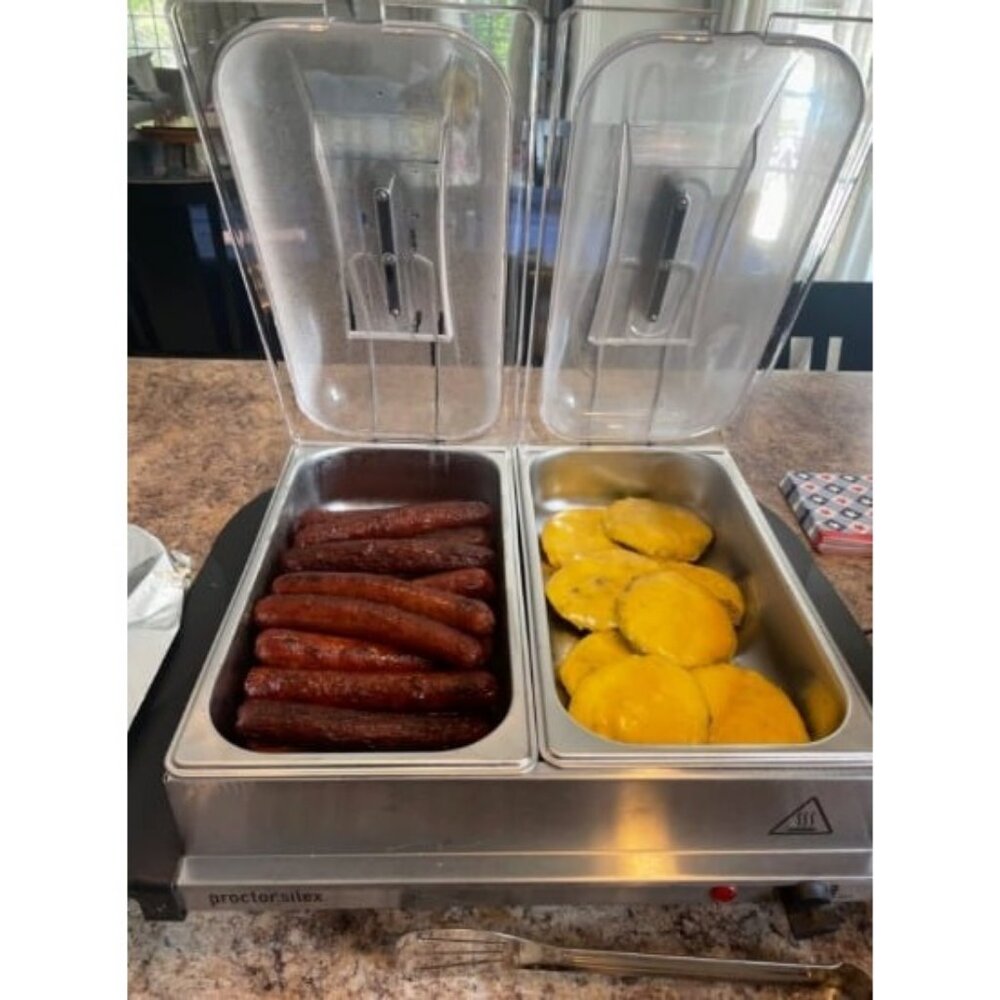 Buffet Server & Food Warmer, Adjustable Heat, for Parties, Holiday